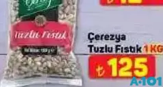 ÇEREZYA TUZLU FISTIK 1 KG